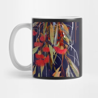 Eucalyptus leaves and flowers Mug